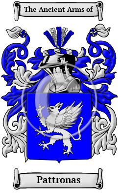 Pattronas Family Crest/Coat of Arms