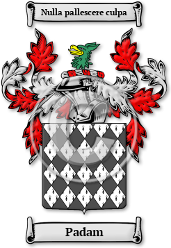 Padam Family Crest Download (jpg) Legacy Series - 150 DPI