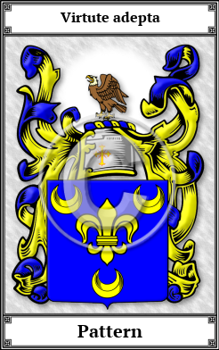 Pattern Family Crest Download (JPG) Book Plated - 600 DPI