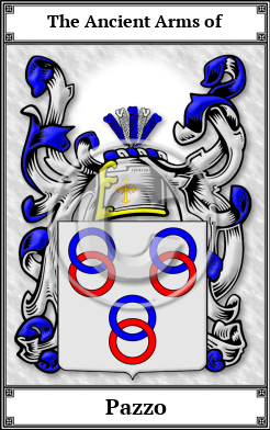 Pazzo Family Crest Download (JPG)  Book Plated - 150 DPI