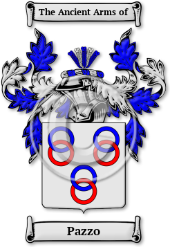 Pazzo Family Crest Download (jpg) Legacy Series - 150 DPI