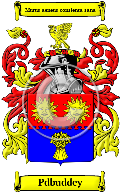 Pdbuddey Family Crest/Coat of Arms