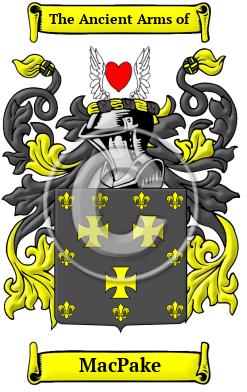 MacPake Family Crest/Coat of Arms