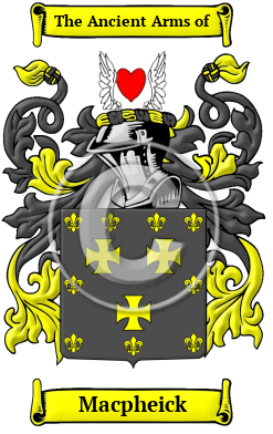 Macpheick Family Crest/Coat of Arms