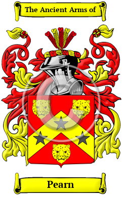Pearn Family Crest/Coat of Arms