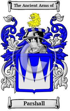 Parshall Family Crest/Coat of Arms