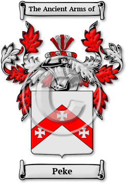 Peke Family Crest Download (jpg) Legacy Series - 150 DPI