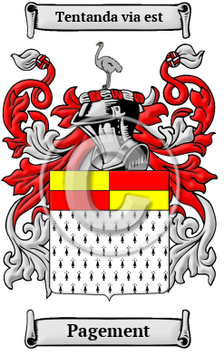 Pagement Family Crest/Coat of Arms