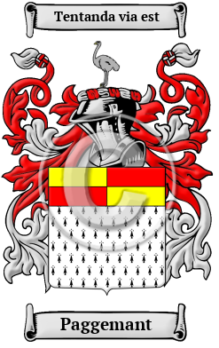 Paggemant Family Crest/Coat of Arms