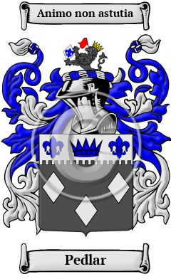 Pedlar Family Crest/Coat of Arms
