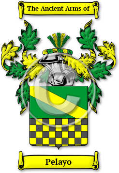 Pelayo Family Crest Download (JPG) Legacy Series - 600 DPI