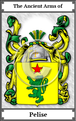 Pelise Family Crest Download (JPG)  Book Plated - 150 DPI