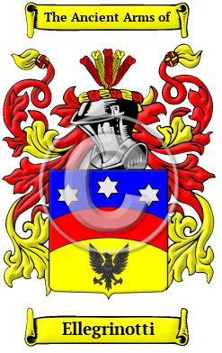 Ellegrinotti Family Crest/Coat of Arms