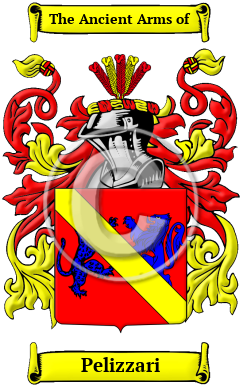 Pelizzari Family Crest/Coat of Arms