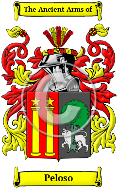 Peloso Family Crest/Coat of Arms