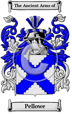 Pellowe Family Crest/Coat of Arms