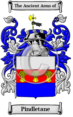 Pindletane Family Crest/Coat of Arms