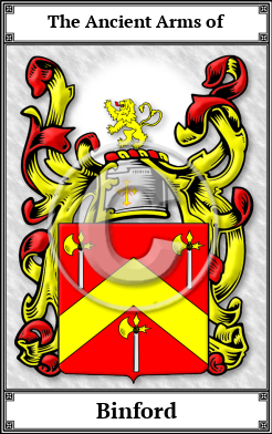 Binford Family Crest Download (JPG)  Book Plated - 150 DPI