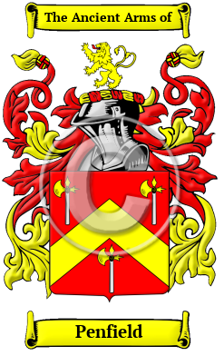 Penfield Family Crest/Coat of Arms