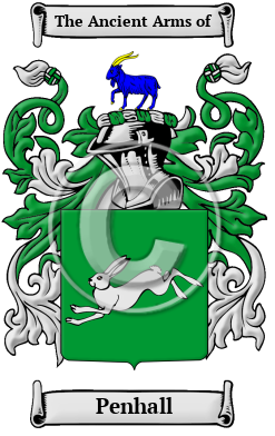 Penhall Family Crest/Coat of Arms