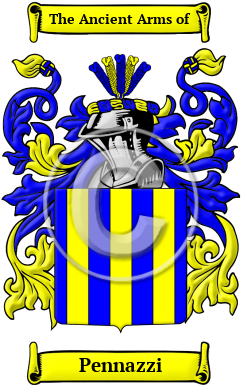 Pennazzi Family Crest/Coat of Arms
