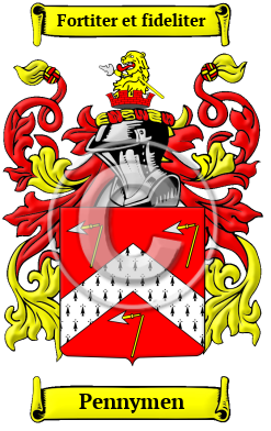 Pennymen Family Crest/Coat of Arms