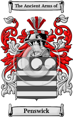 Penswick Family Crest/Coat of Arms