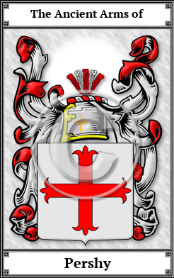 Pershy Family Crest Download (JPG)  Book Plated - 150 DPI