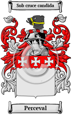 Perceval Family Crest/Coat of Arms