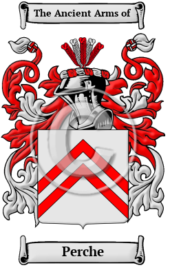 Perche Family Crest/Coat of Arms