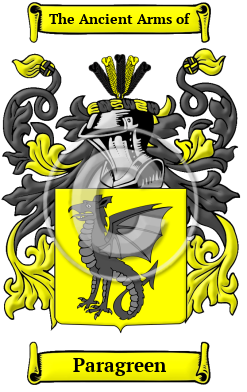 Paragreen Family Crest Download (JPG) Heritage Series - 600 DPI