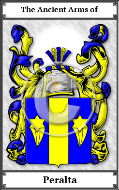 Peralta Family Crest Download (JPG) Book Plated - 600 DPI