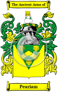 Peariam Family Crest/Coat of Arms