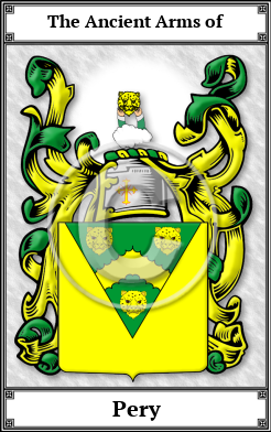 Pery Family Crest Download (JPG) Book Plated - 600 DPI