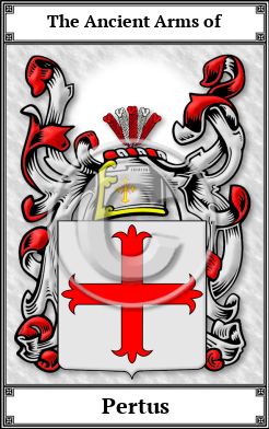 Pertus Family Crest Download (JPG)  Book Plated - 150 DPI