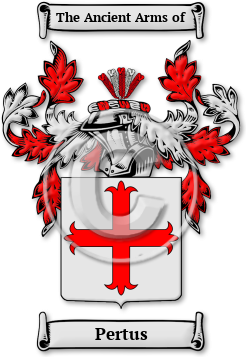 Pertus Family Crest Download (jpg) Legacy Series - 150 DPI