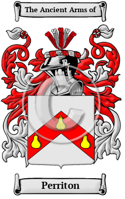 Perriton Family Crest/Coat of Arms