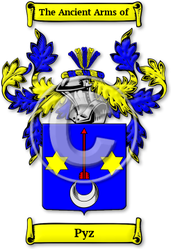 Pyz Family Crest Download (JPG) Legacy Series - 600 DPI