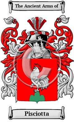 Pisciotta Family Crest/Coat of Arms