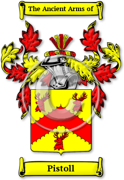 Pistoll Family Crest Download (jpg) Legacy Series - 150 DPI