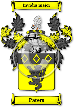 Paters Family Crest Download (jpg) Legacy Series - 150 DPI