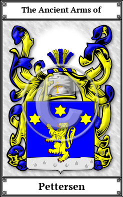 Pettersen Family Crest Download (JPG)  Book Plated - 150 DPI
