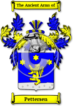 Pettersen Family Crest Download (jpg) Legacy Series - 150 DPI