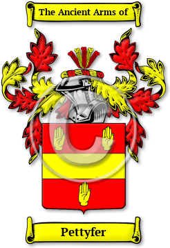 Pettyfer Family Crest Download (jpg) Legacy Series - 150 DPI