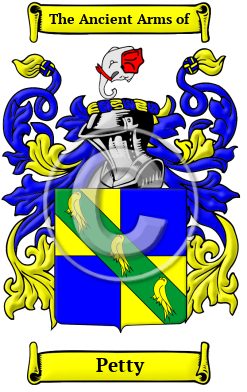 Petty Name Meaning, Family History, Family Crest & Coats of Arms
