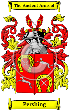 Pershing Family Crest/Coat of Arms