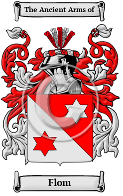 Flom Family Crest/Coat of Arms