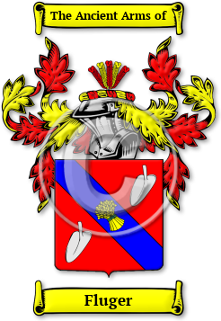 Fluger Family Crest Download (jpg) Legacy Series - 150 DPI