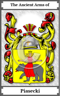 Piasecki Family Crest Download (JPG)  Book Plated - 150 DPI