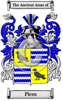 Picos Family Crest/Coat of Arms